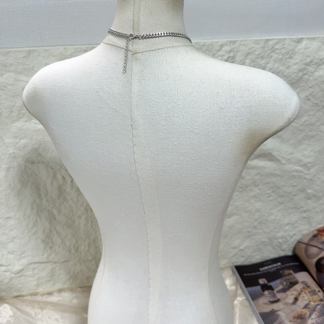 빈티지 팔각형 쿠바체인 목걸이 상품이미지3