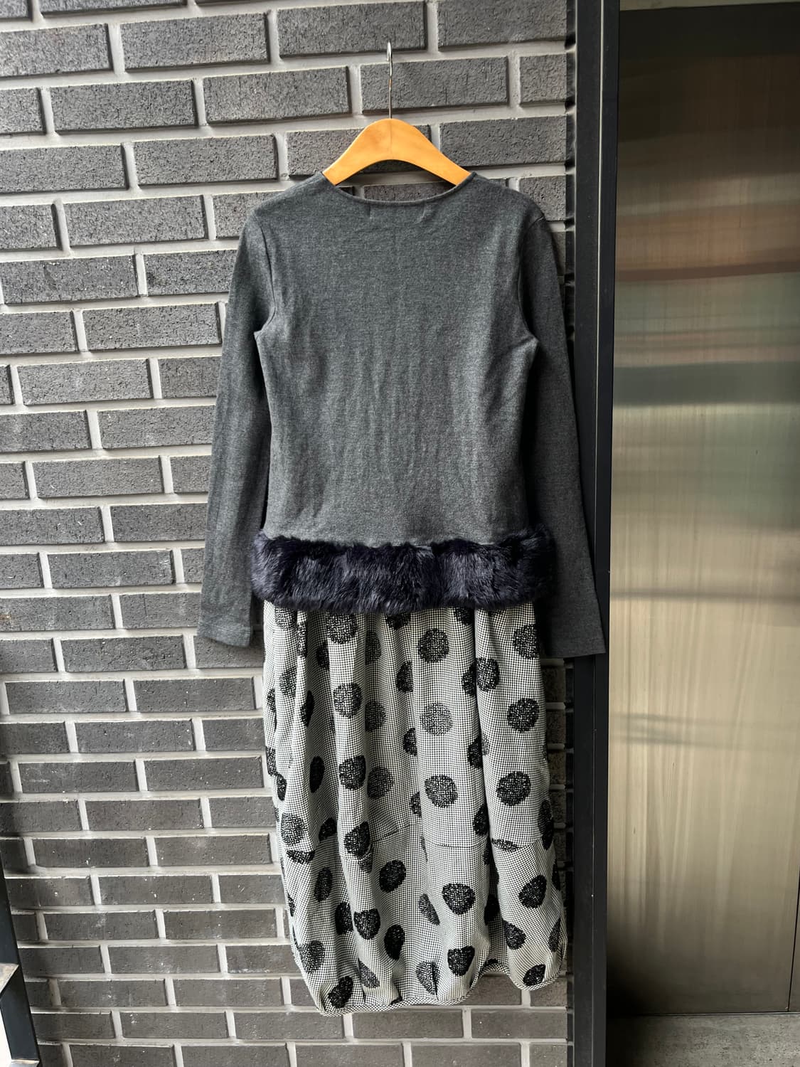 LE CIEL BLEU 퍼 트리밍 탑 상품이미지8