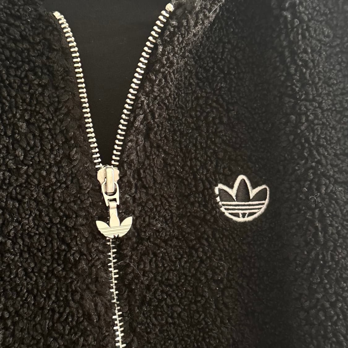 (xs) 아디다스 뽀글이 오버핏 자켓 상품이미지4