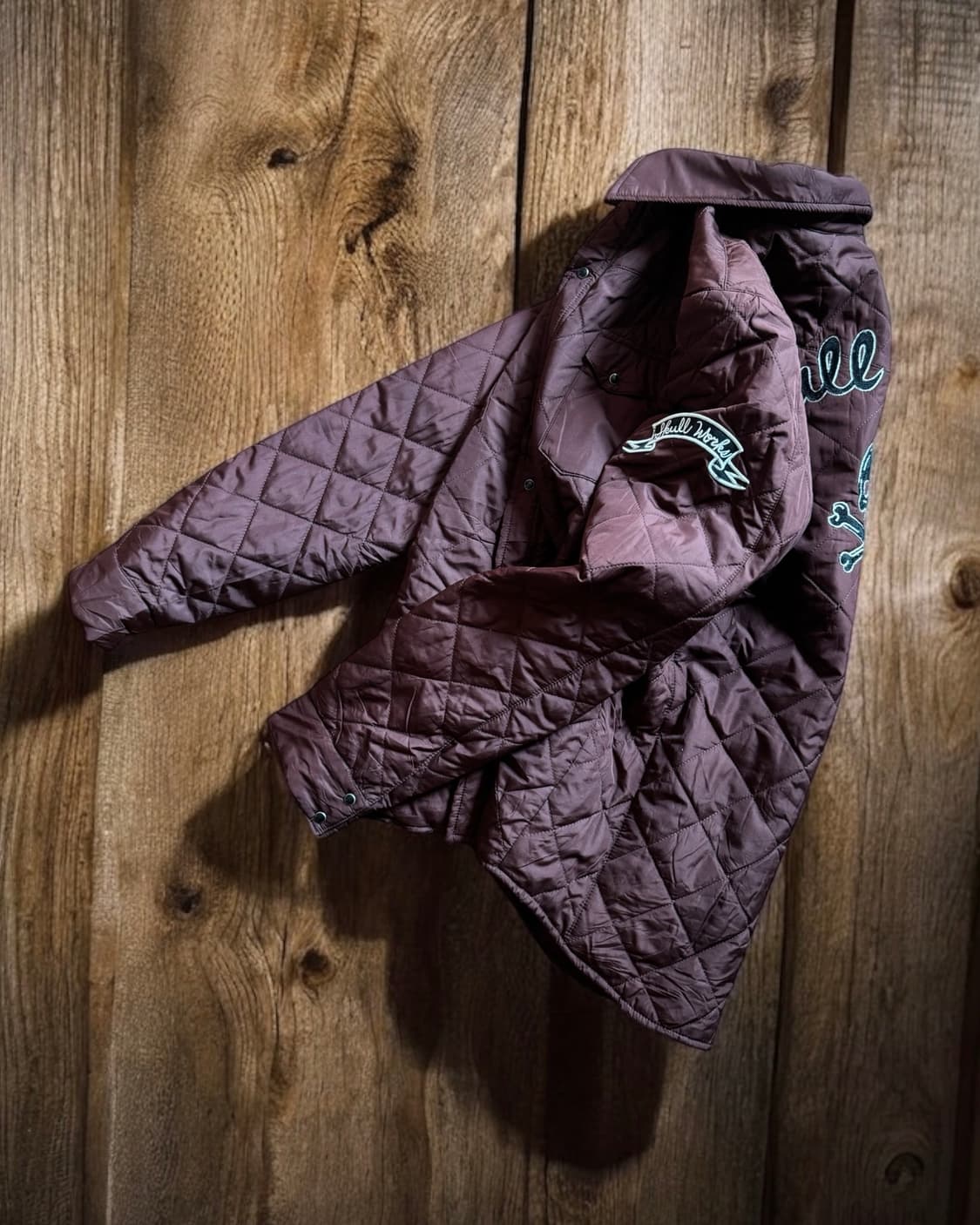 스컬웍스 다이아몬드 퀼팅 웨스턴 셔츠 자켓 상품이미지1