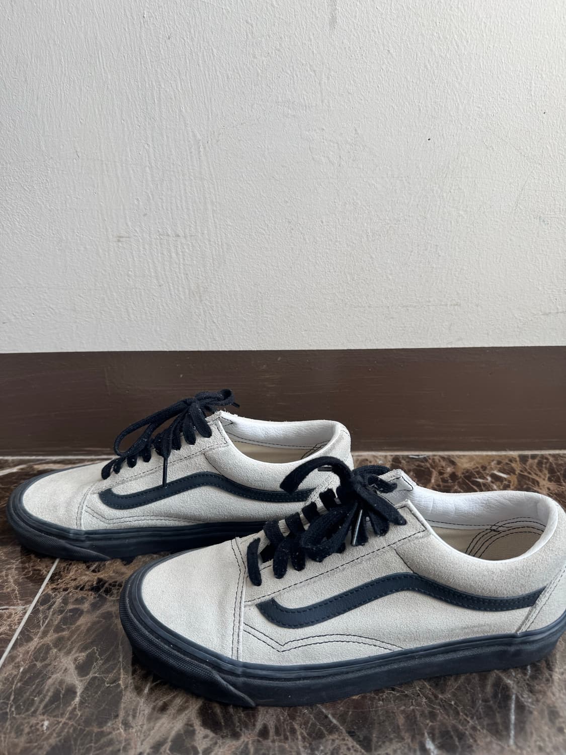 올드스쿨 36 DX - (애너하임 팩토리) og 화이트 블 랙 상품이미지2