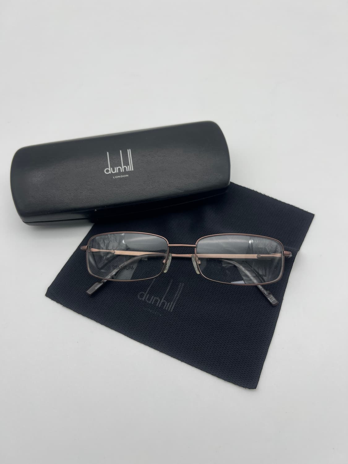 던힐 dunhill 직사각 메탈테 안경 DU06404 상품이미지1