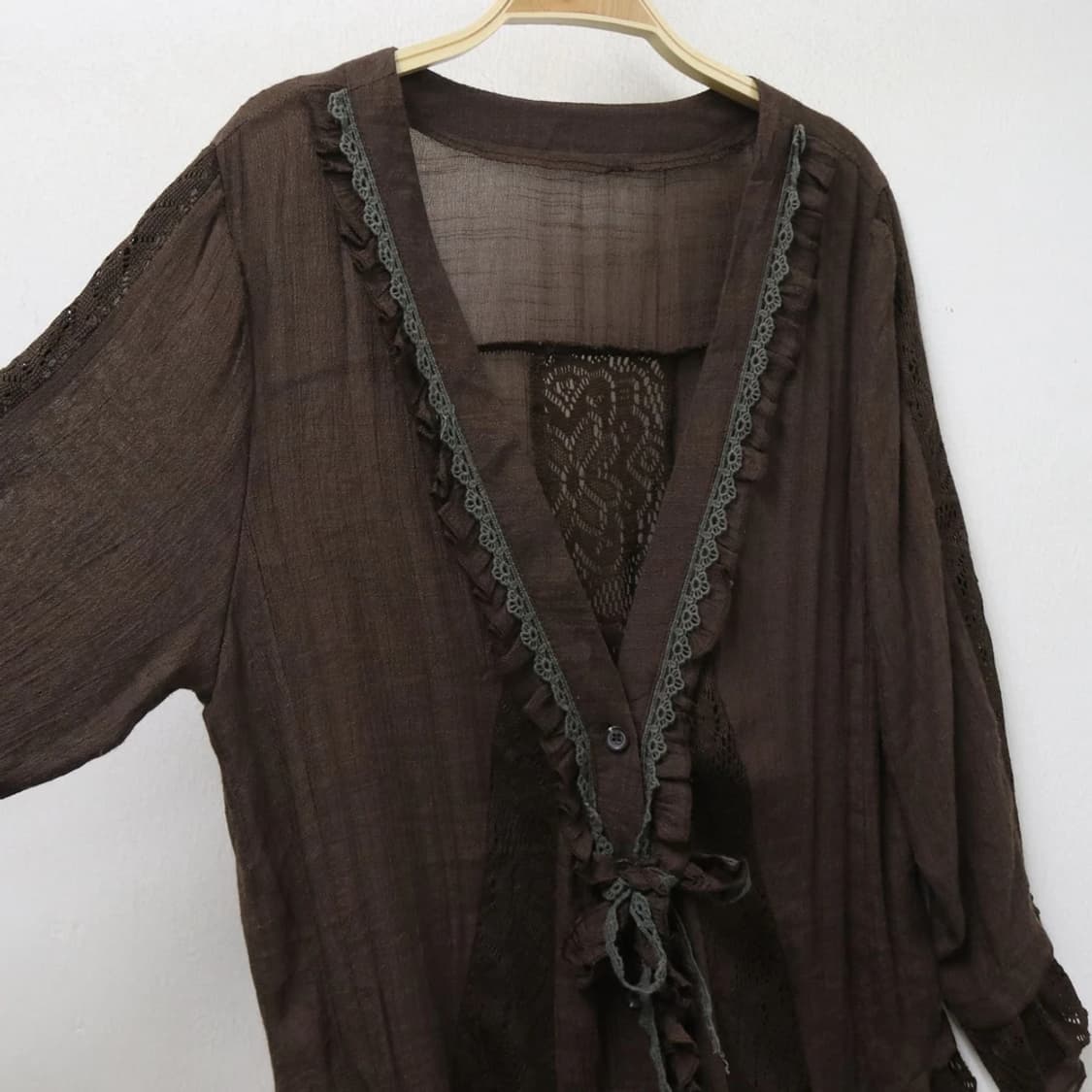 BURIKKO 레이스 블라우스 66733 상품이미지7