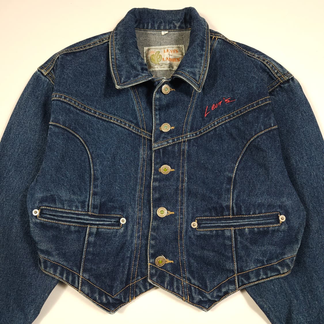 리바이스 데님 크롭 자켓  상품이미지2