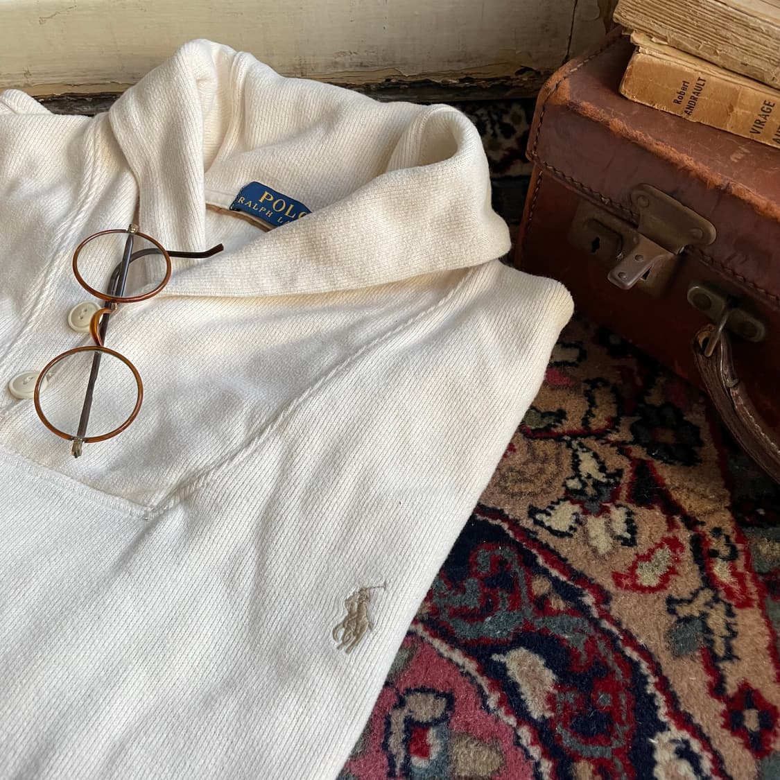 폴로 랄프로렌 숄카라 스웻 상품이미지2