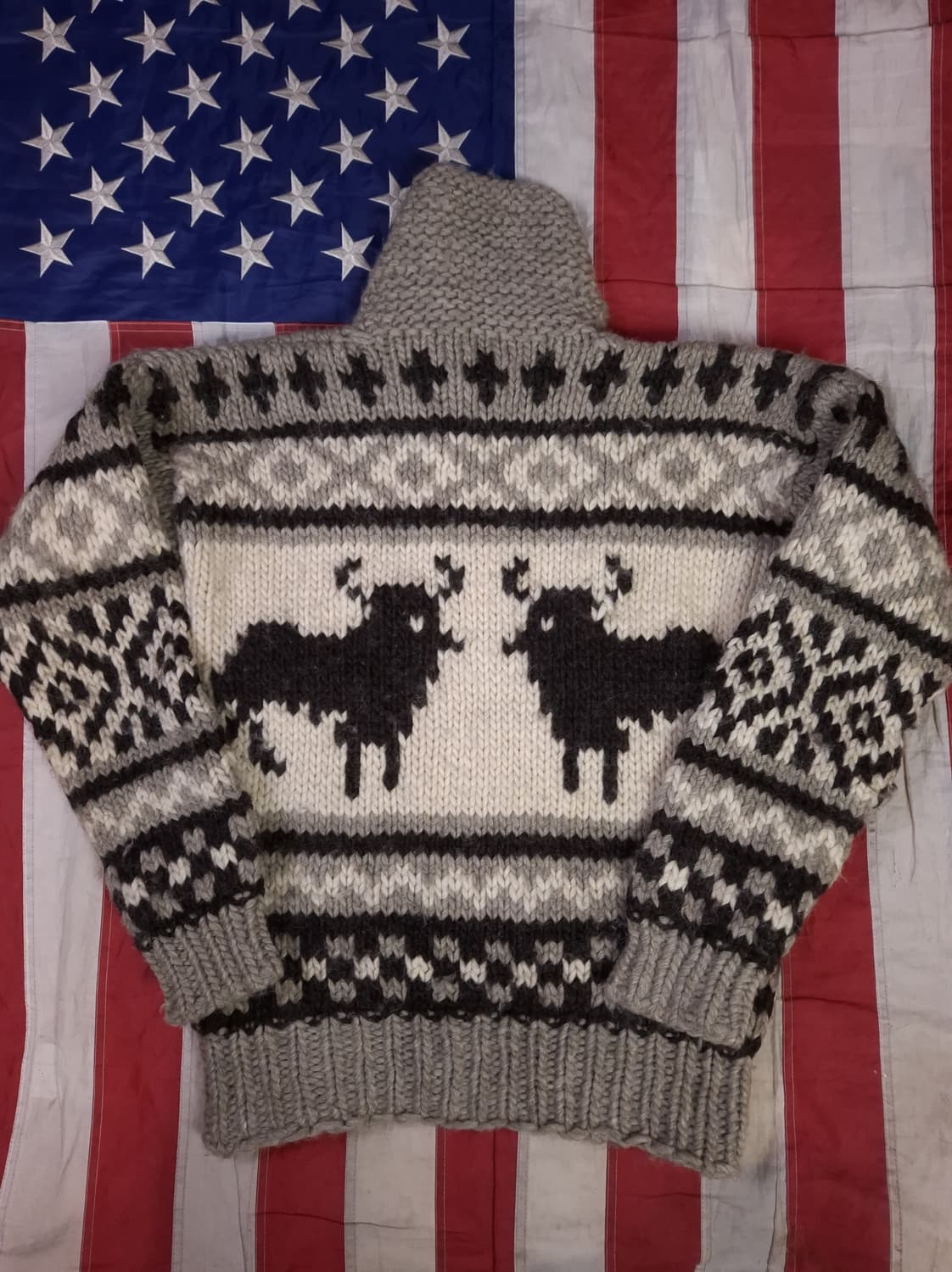 특A급 빈티지 코위찬 TYPE 헤비울 디어 풀오버 니트 상품이미지4