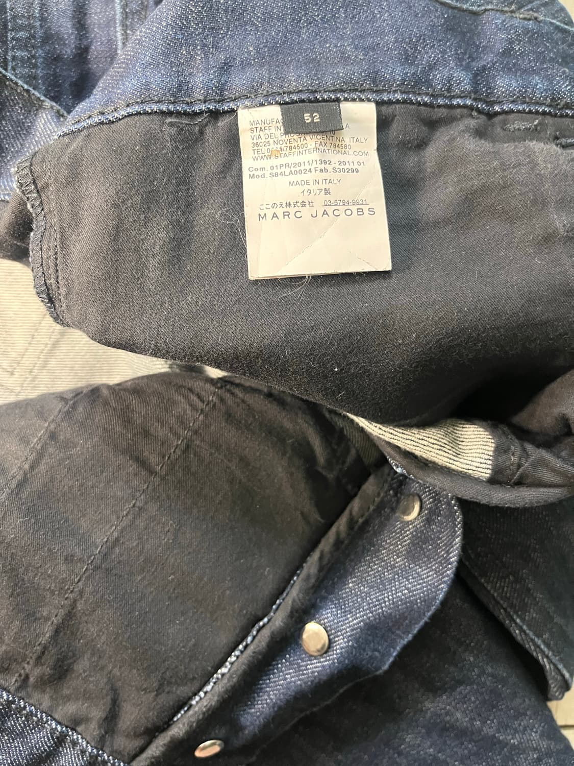 Marc Jacobs 11ss 인디고 슬림진 상품이미지6