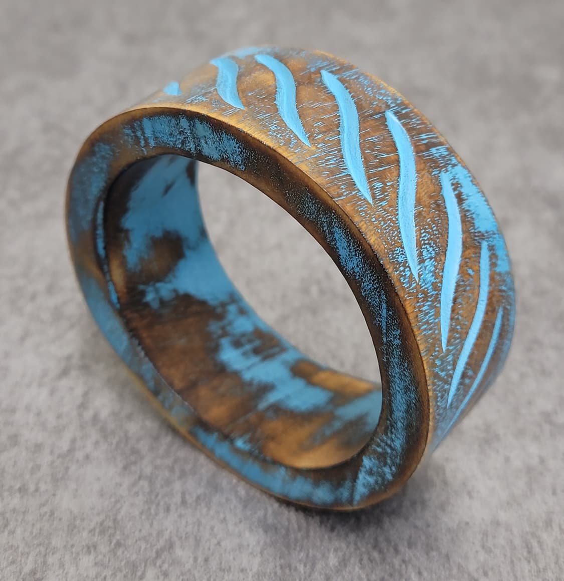 vintage wood bangle 상품이미지5