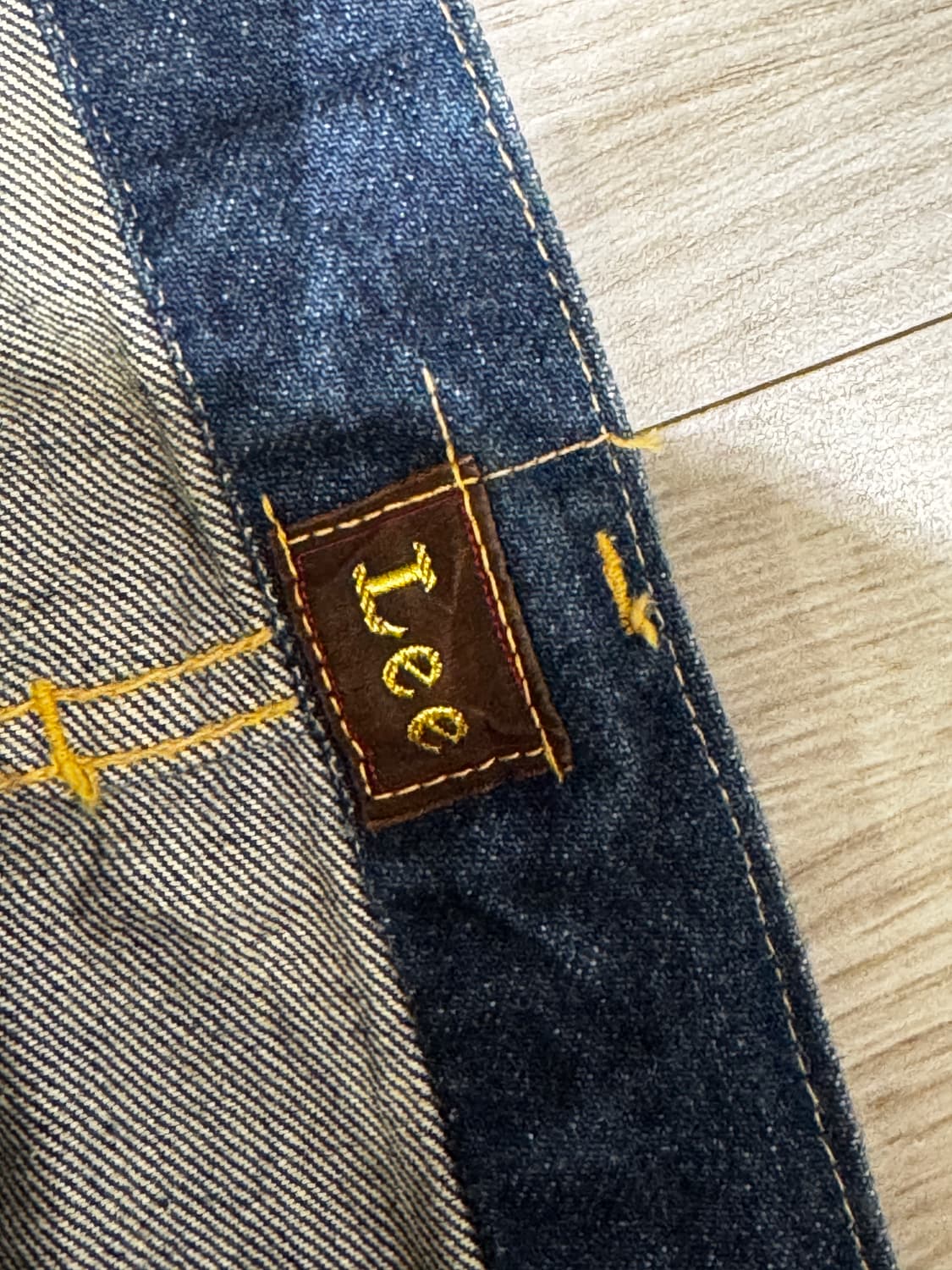 Lee x Scye 카우보이 원워시드 데님팬츠 33사이즈 상품이미지4