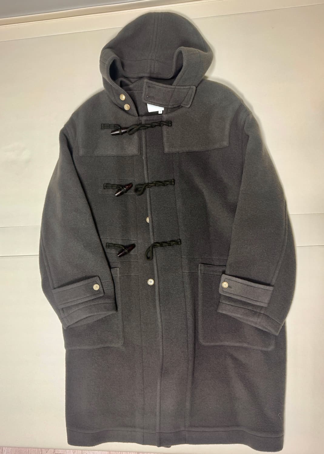 브라운야드 24FW 더플 코트 올리브 그레이 5size 상품이미지4