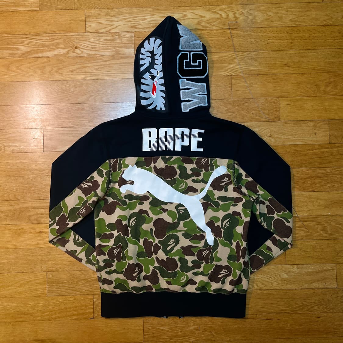 2015F/W 베이프 X 푸마 ABC 카모 샤크후드 정품 상품이미지7