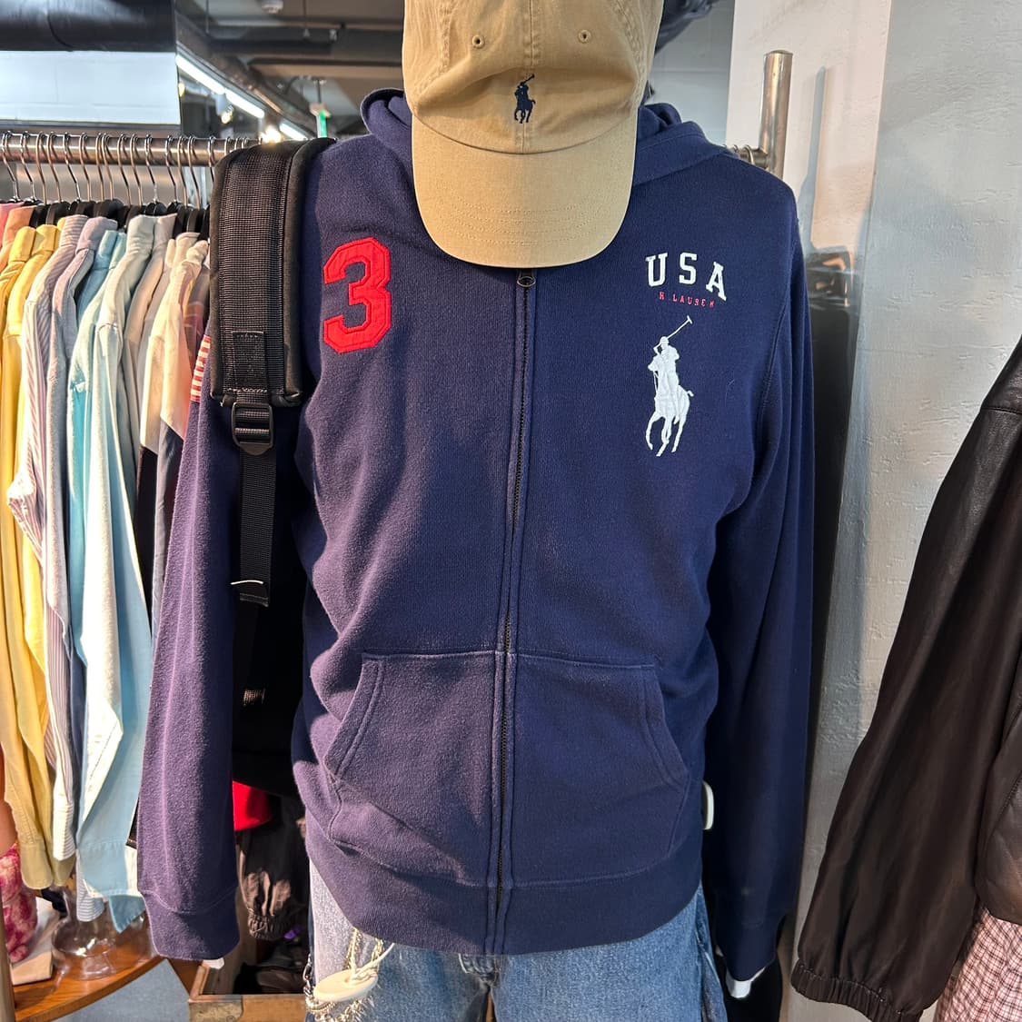 Polo Ralph Lauren Big Pony Zip-Up Hoodie 상품이미지2