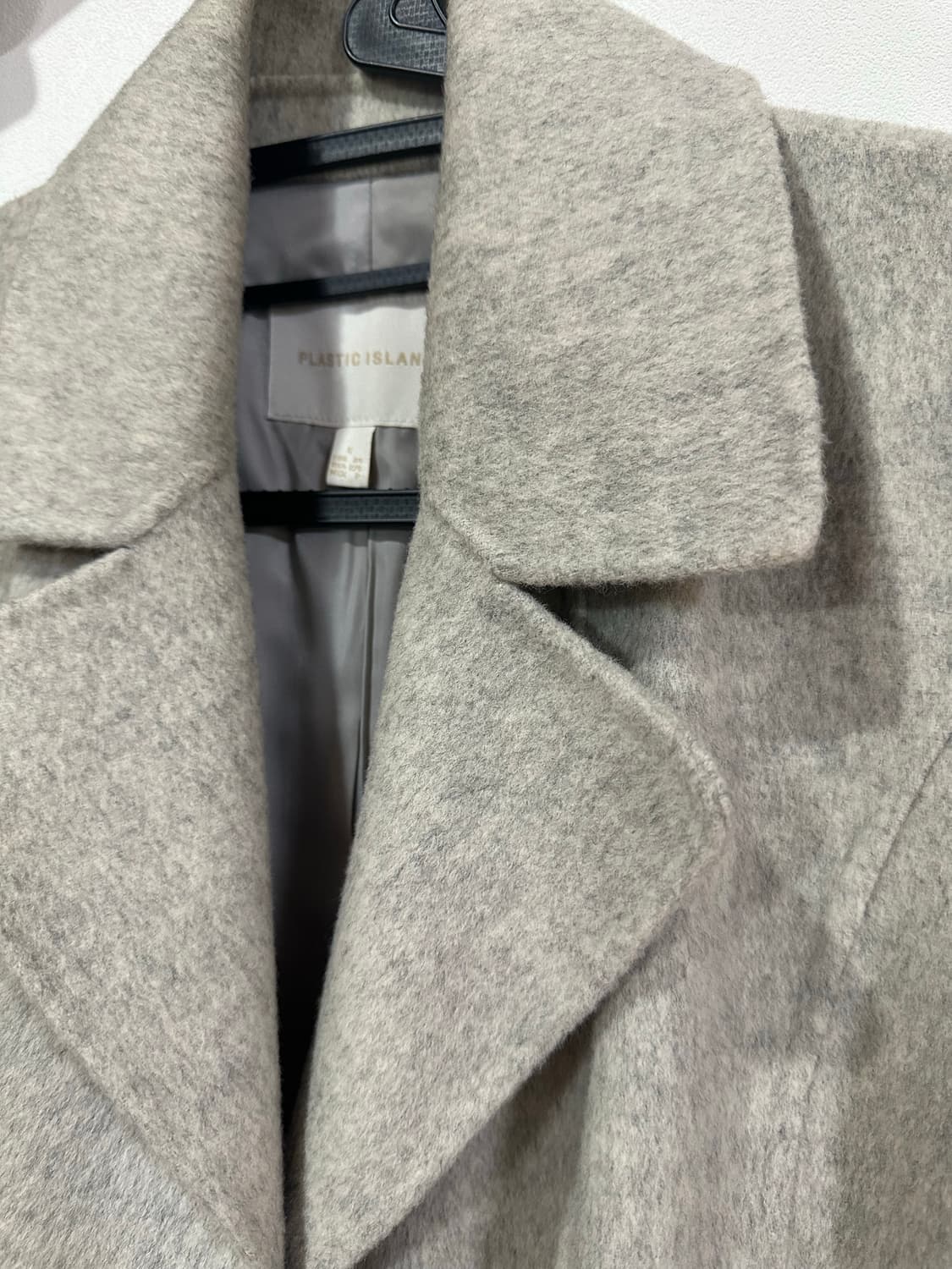 플라스틱 아일랜드 울90 코트 상품이미지4