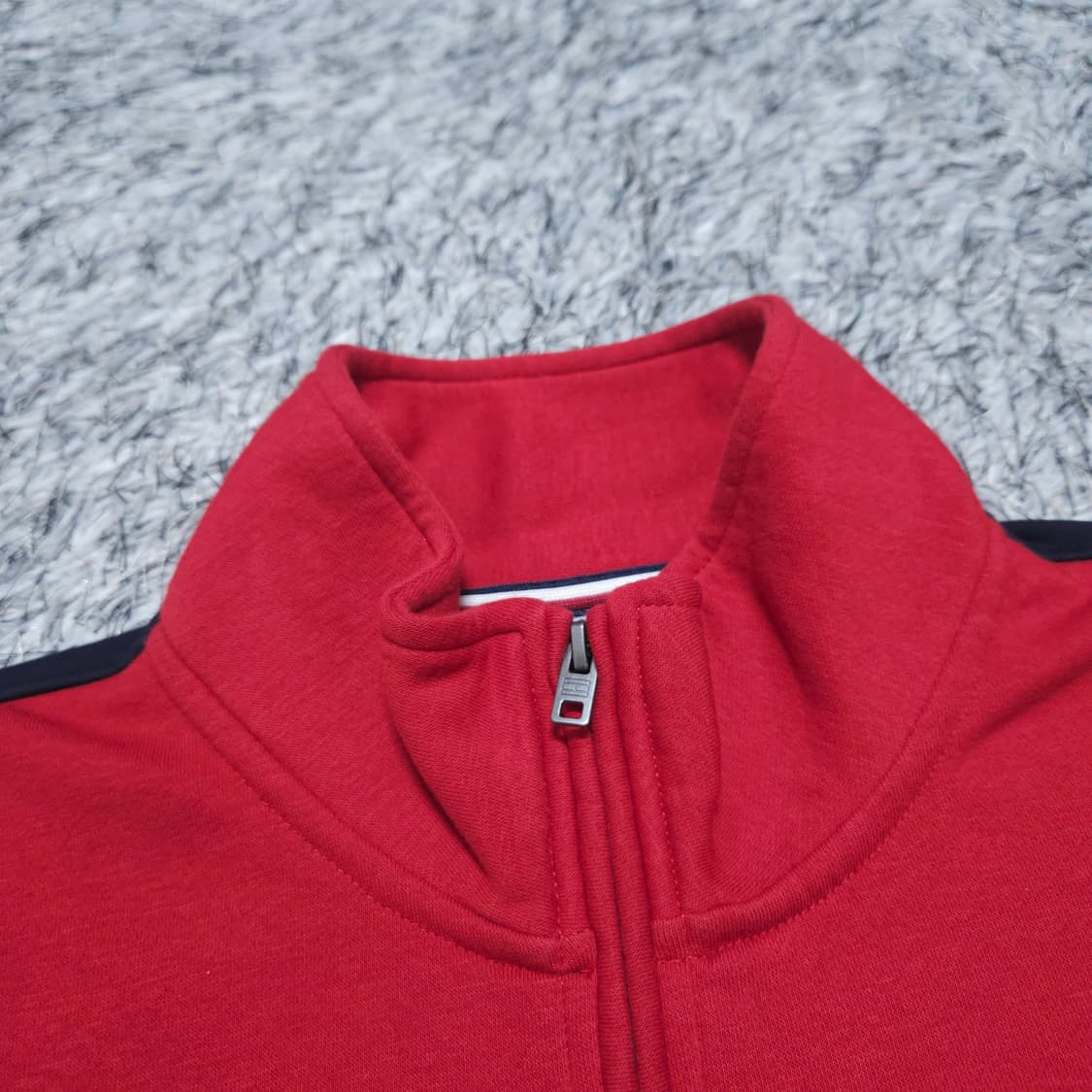 타미힐피거) L 남자 플리스하프집업 기모반집업니트 / 왕눈이샵 상품이미지8