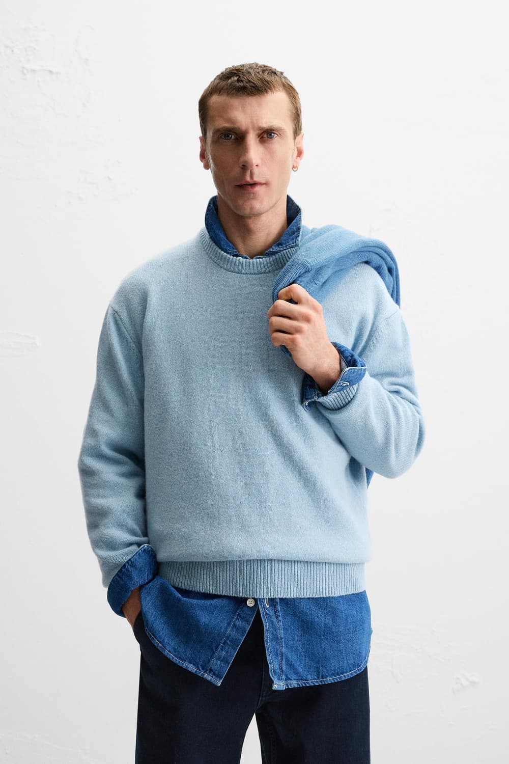 자라 캐시미어 & 울 스웨터 L 사이즈 새 상품 상품이미지3