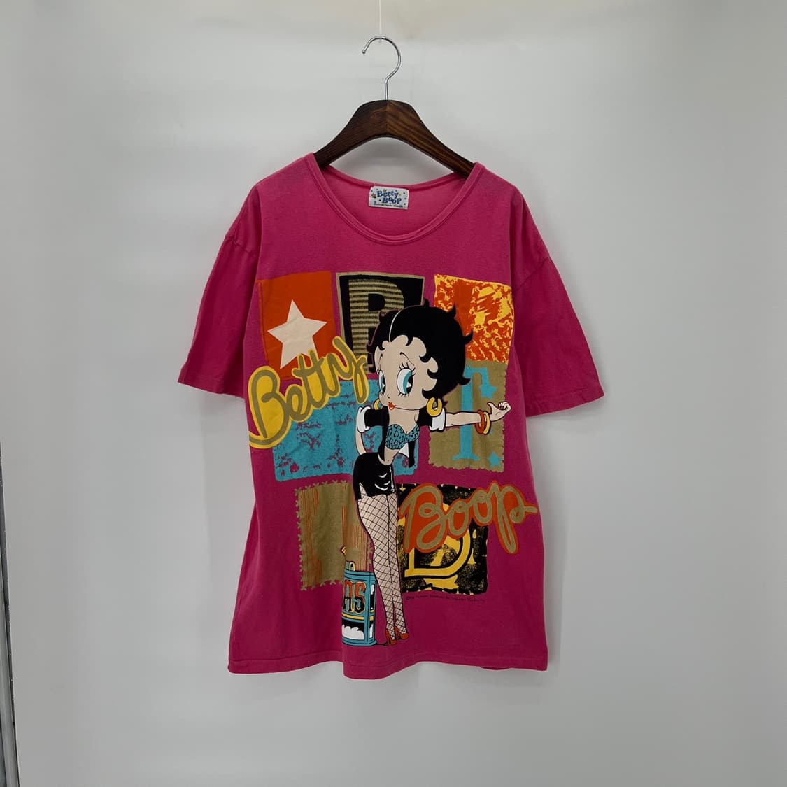 [Betty boop] 90~00's 베티붑 일본생산 팝아트 티셔츠 상품이미지1