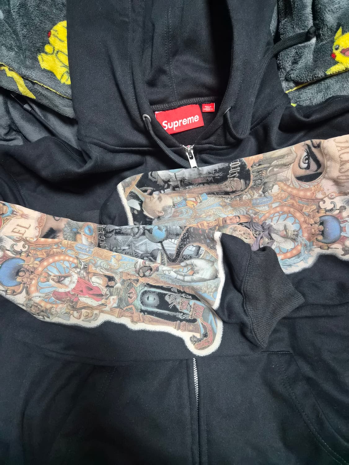 슈프림 x 마이클 잭슨 데인저러스 집업 후드 상품이미지2