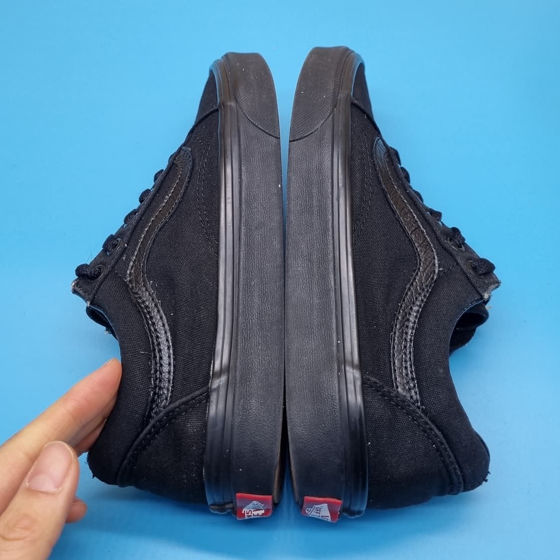 반스 올드스쿨 올블랙 스니커즈230. 상품이미지5