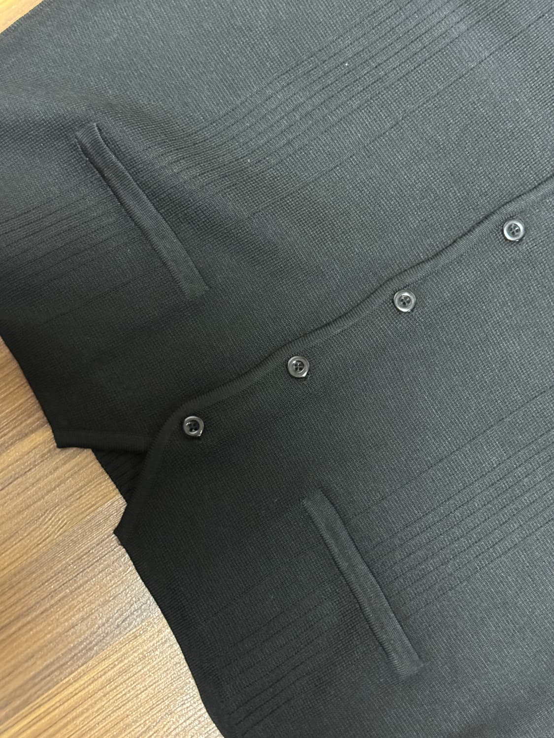 일본빈티지 브이넥 니트 베스트 울30 상품이미지3