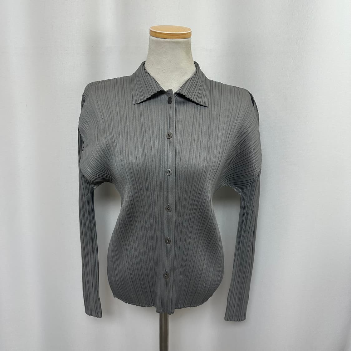 플리츠플리츠 여자 스판 주름 가디건 (44-55추천) EOI 상품이미지1