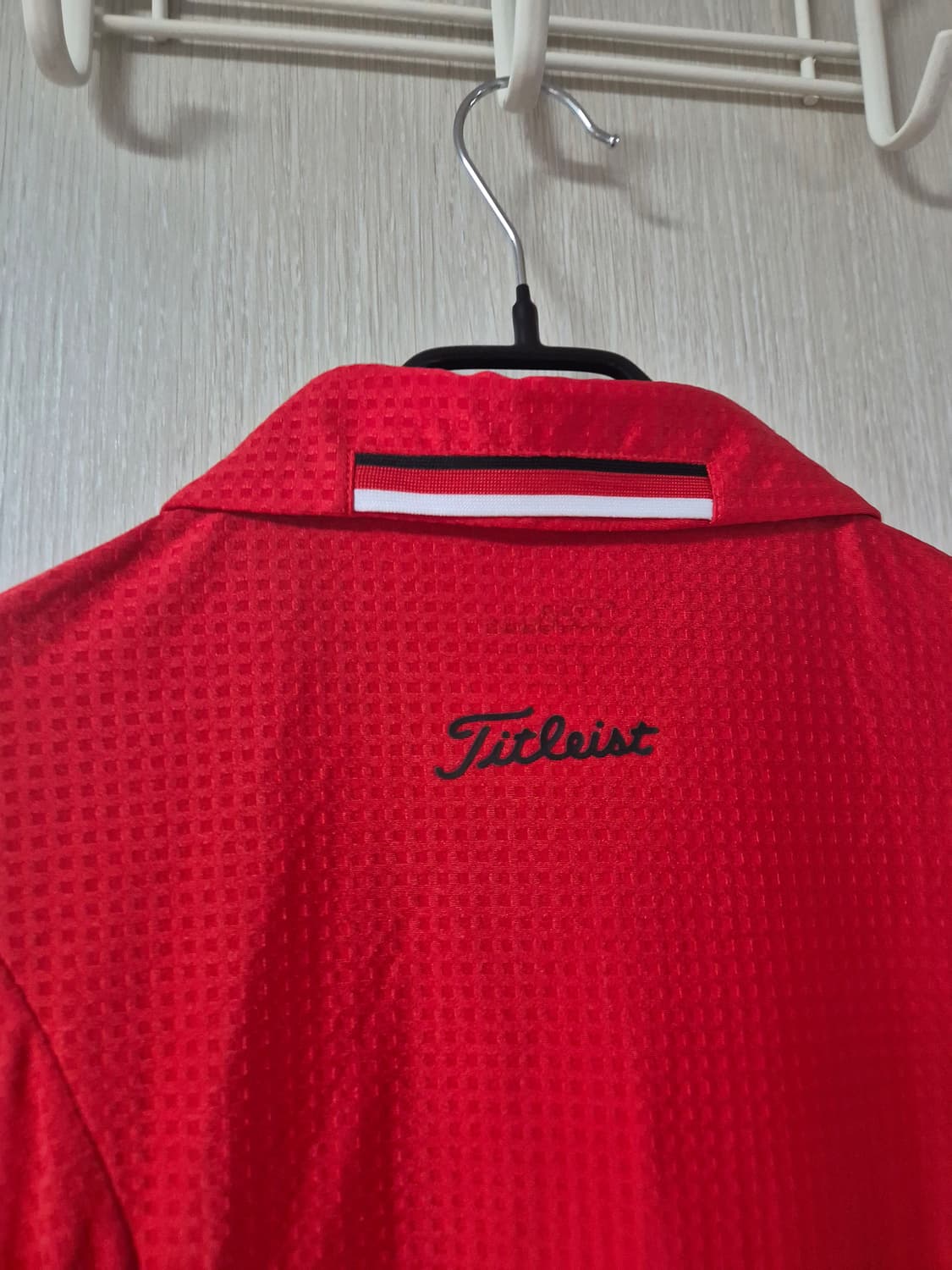 (정품) 타이틀리스트 레드 골프 반팔 카라티 XL 상품이미지4