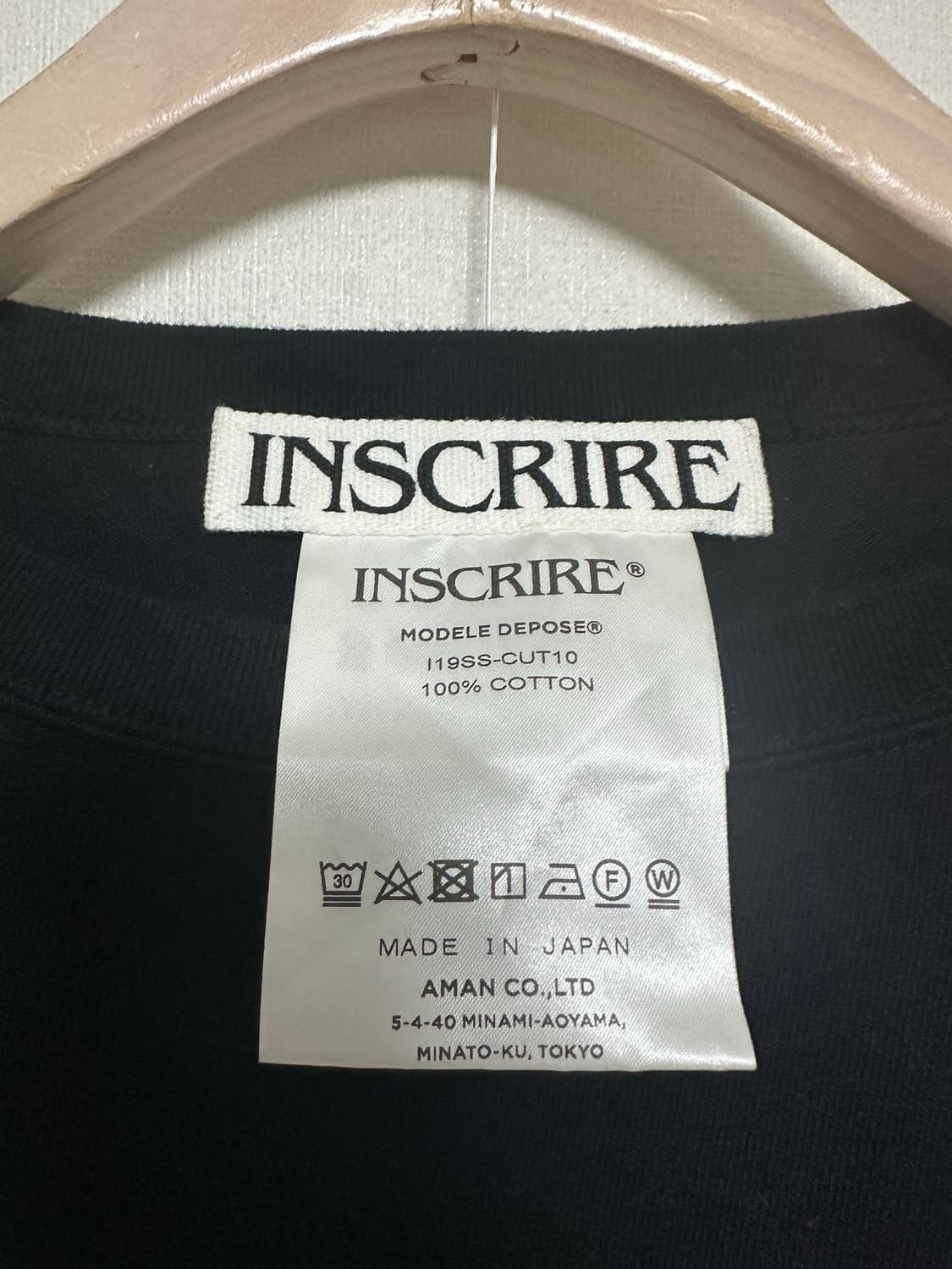 INSCRIRE 컷아웃 박스 티셔츠 상품이미지6