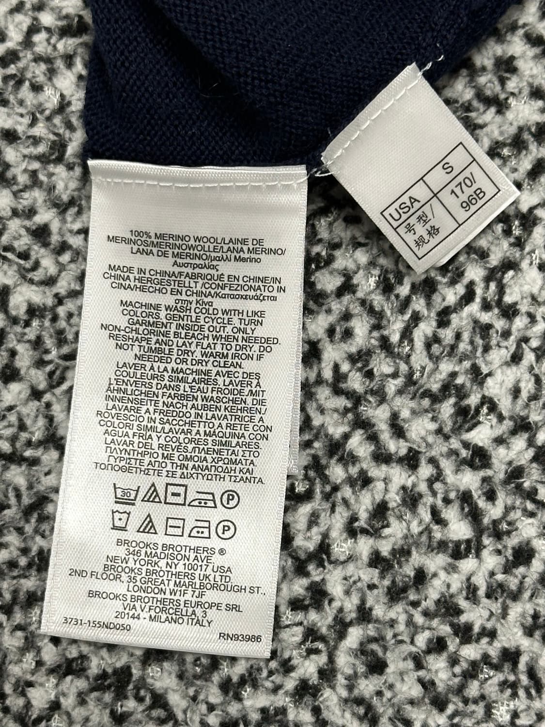 [ 브룩스브라더스 ] 정품 / 남성95 / 메리노울 니트 상품이미지6