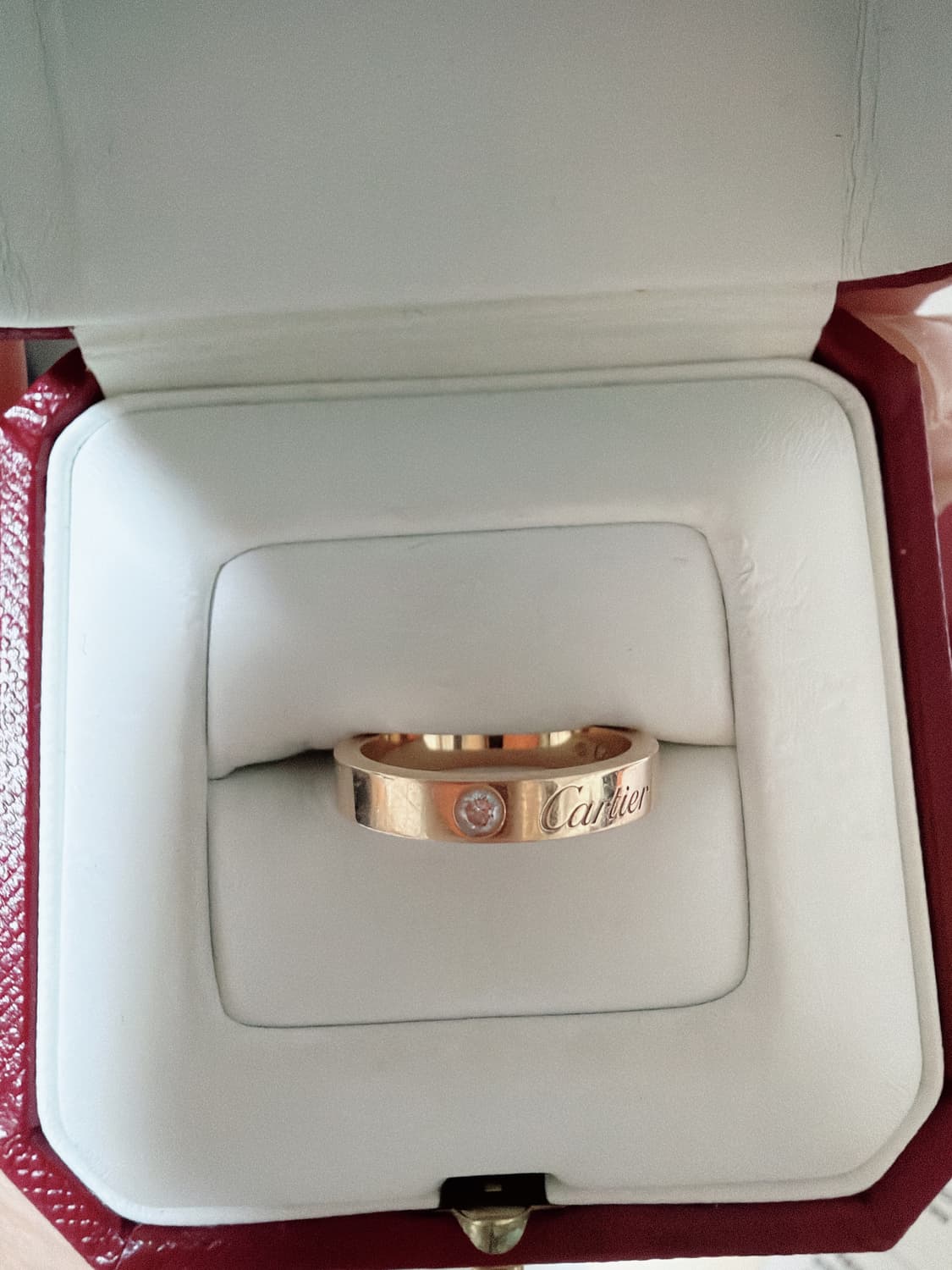 까르띠에 c드 1다이아 웨딩링 핑크골드 47호 상품이미지4