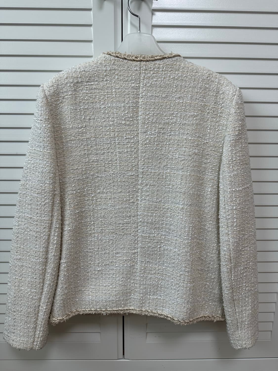 화이트 트위드 자켓 상품이미지4