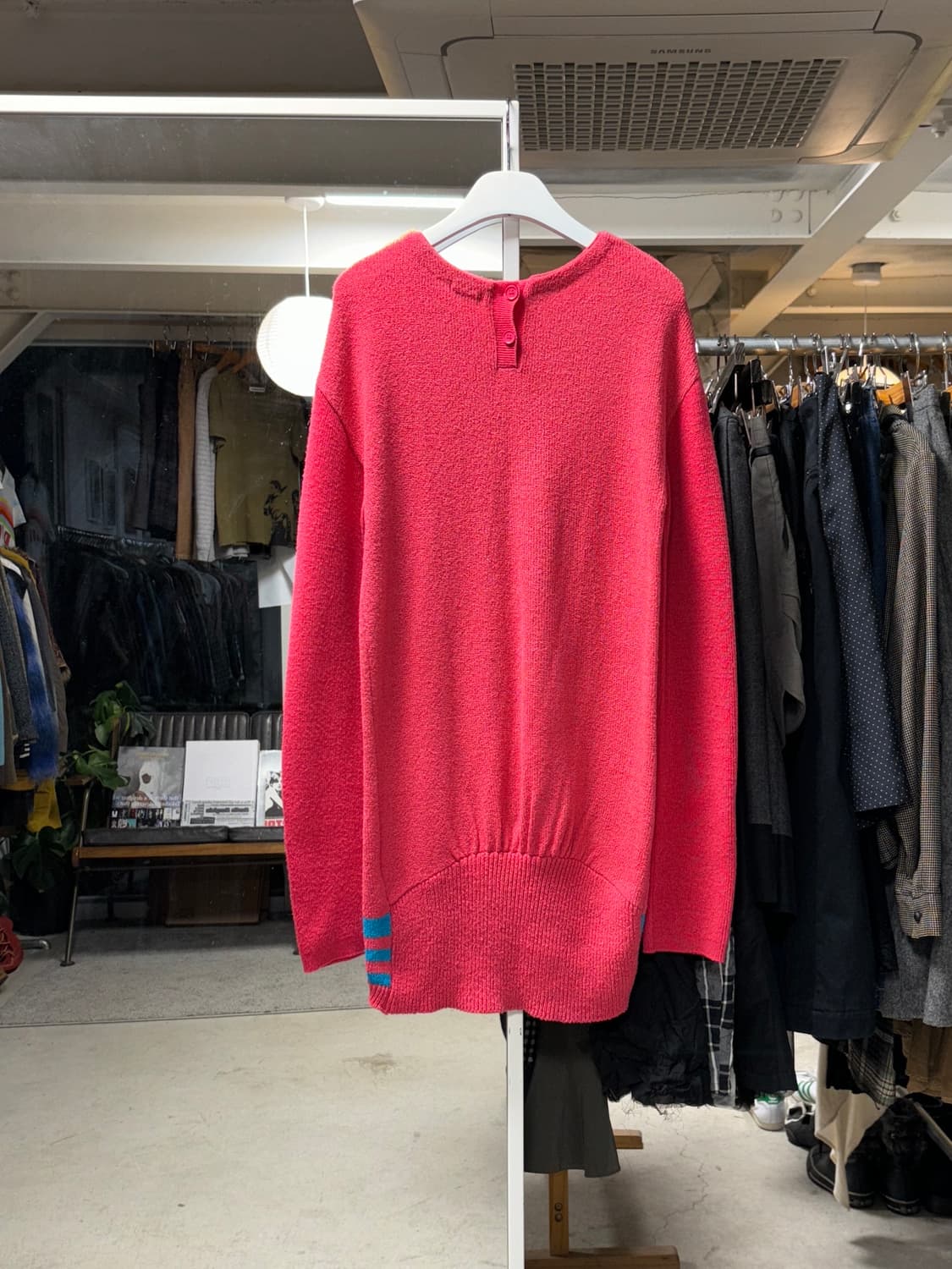 베네통 별 롱니트 상품이미지2