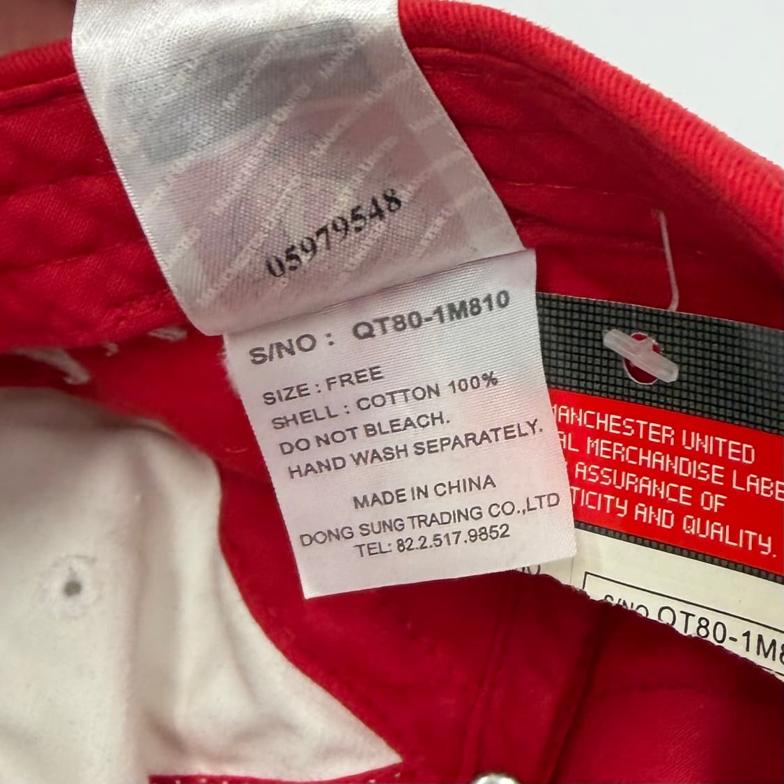 Manchester United 맨체스터 유나이티드 볼캡 상품이미지8