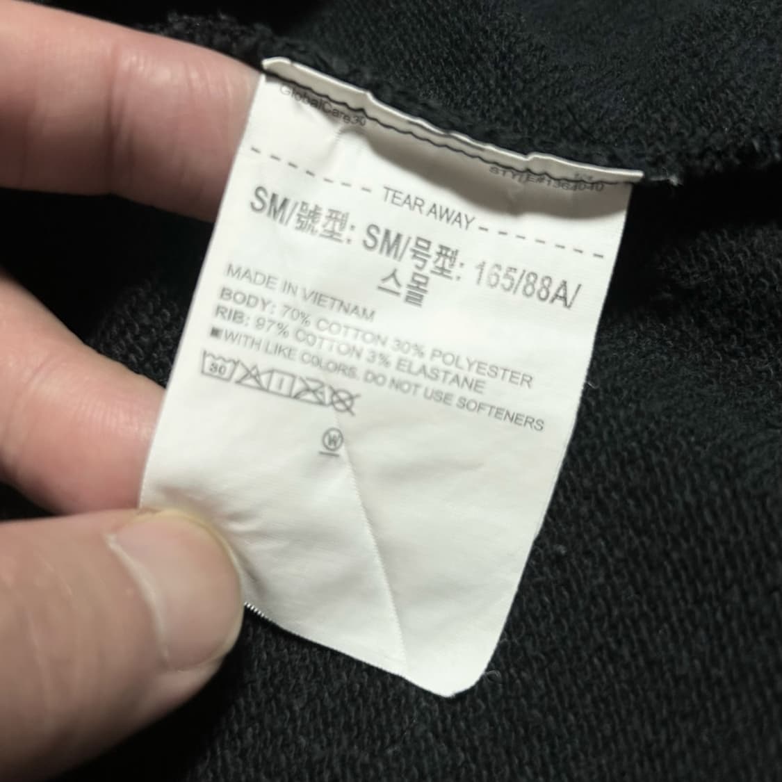 [S] Underarmour 언더아머 블랙 후드티 상품이미지4