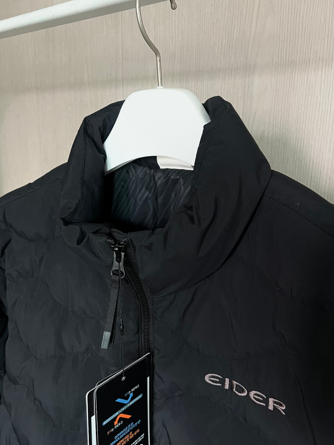 아이더 써모락 다운 경량 패딩 블랙 새상품 25년 신상 상품이미지5