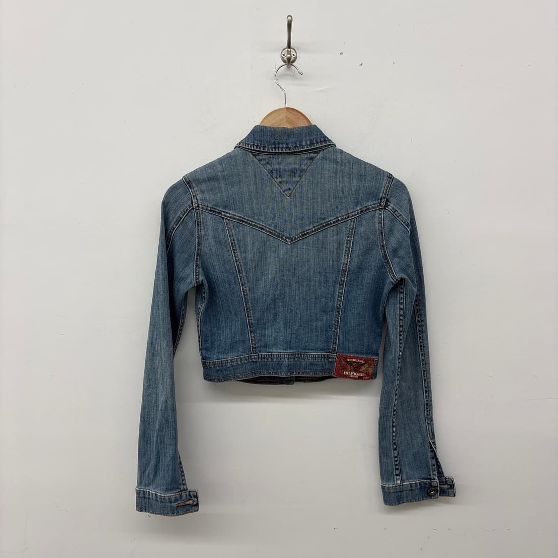 타미힐피거 데님 크롭 청자켓 여성 S 상품이미지5
