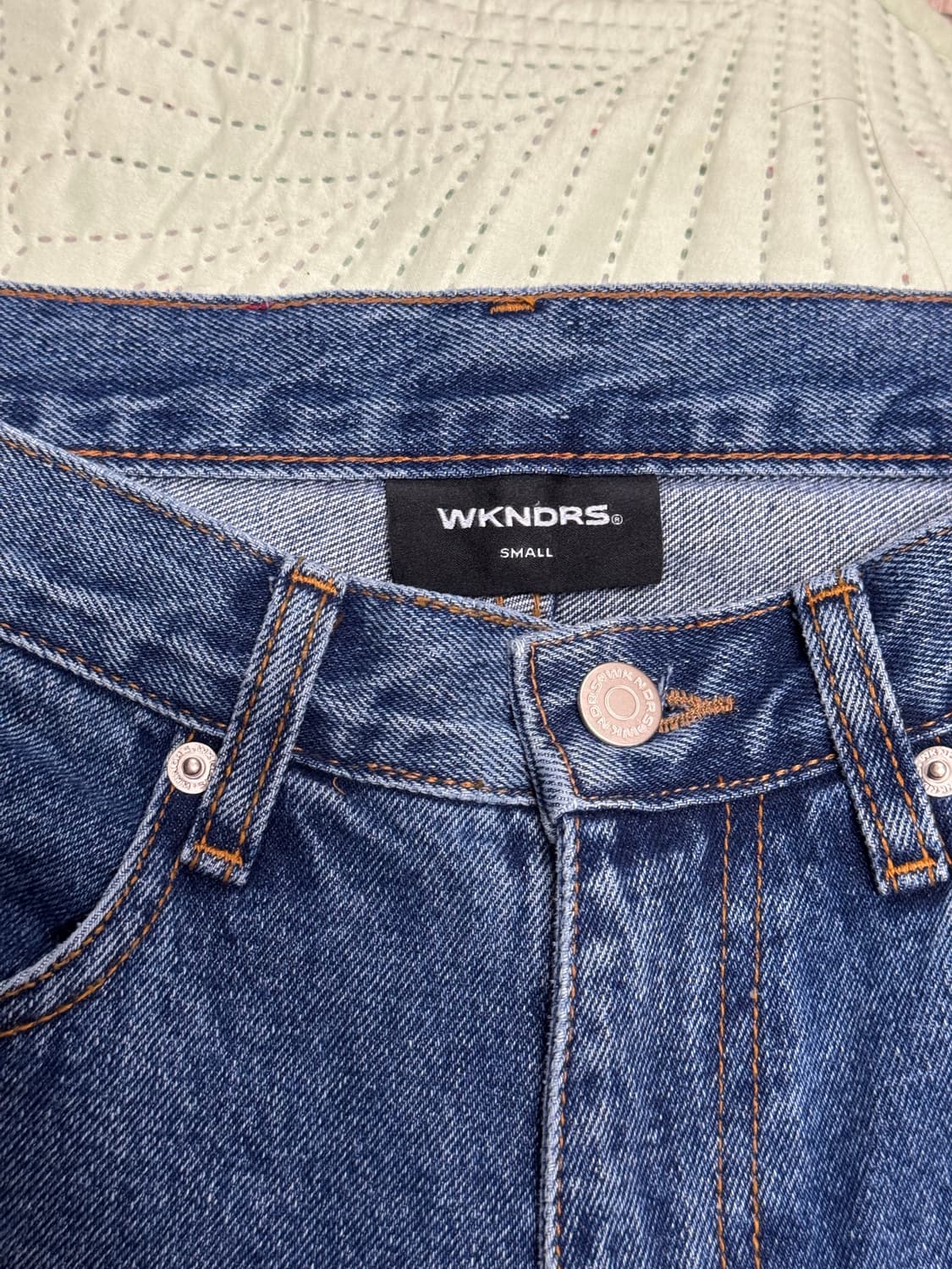 위캔더스 데님팬츠 새상품급 상품이미지2