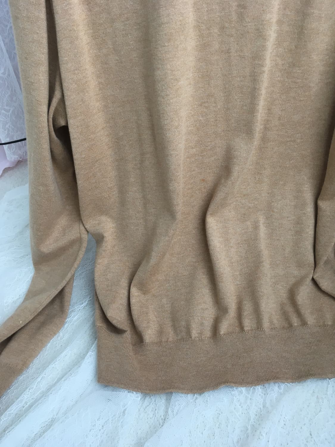 Polo brown pima cotton cardigan 상품이미지4