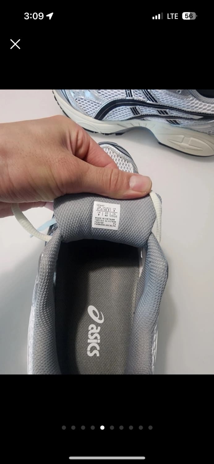 아식스 x JJJ자운드 젤 카야노 14 실버 블랙 상품이미지5