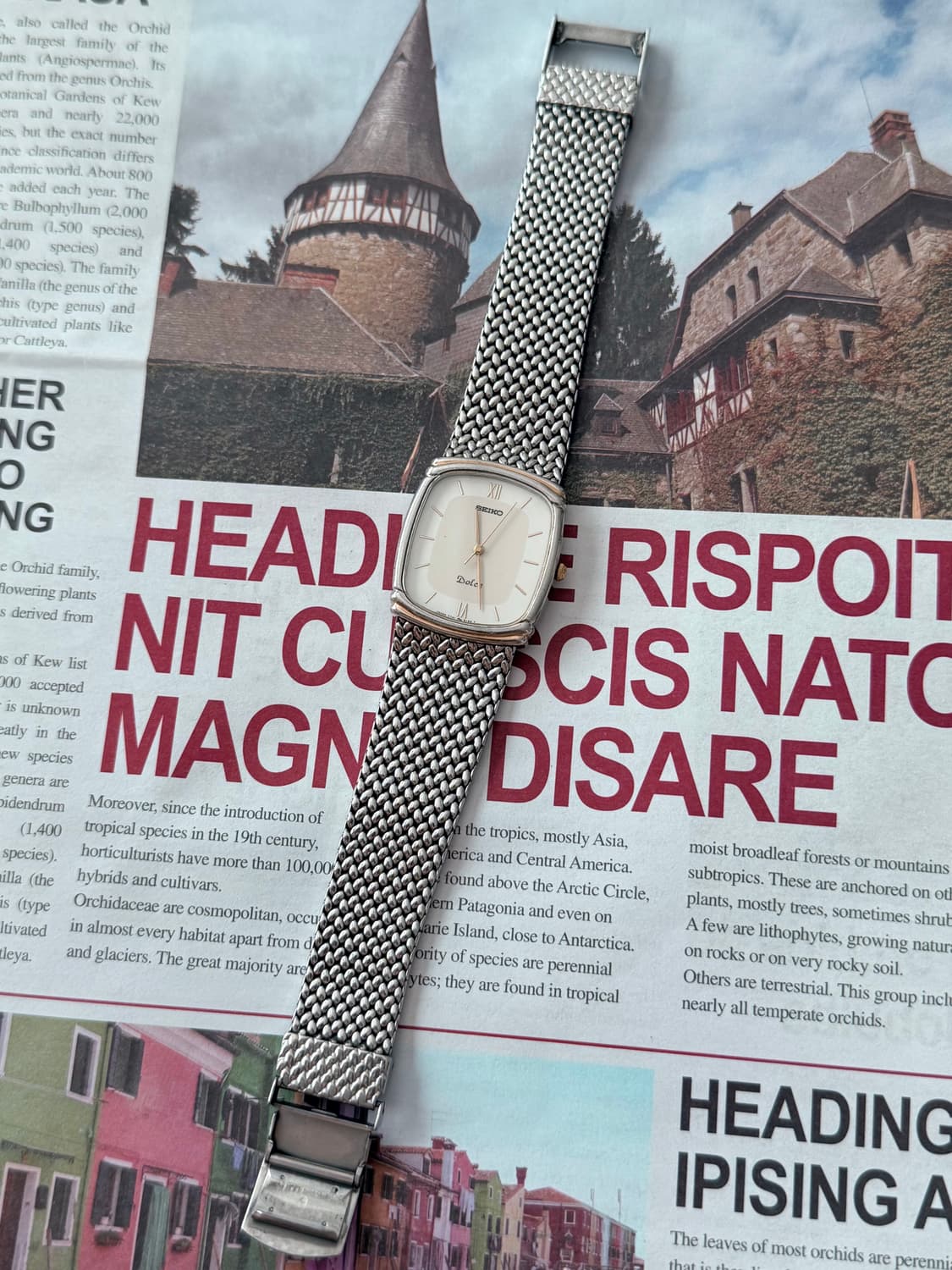 Seiko 세이코 쿼츠 Dolce 스퀘어 1988 상품이미지2
