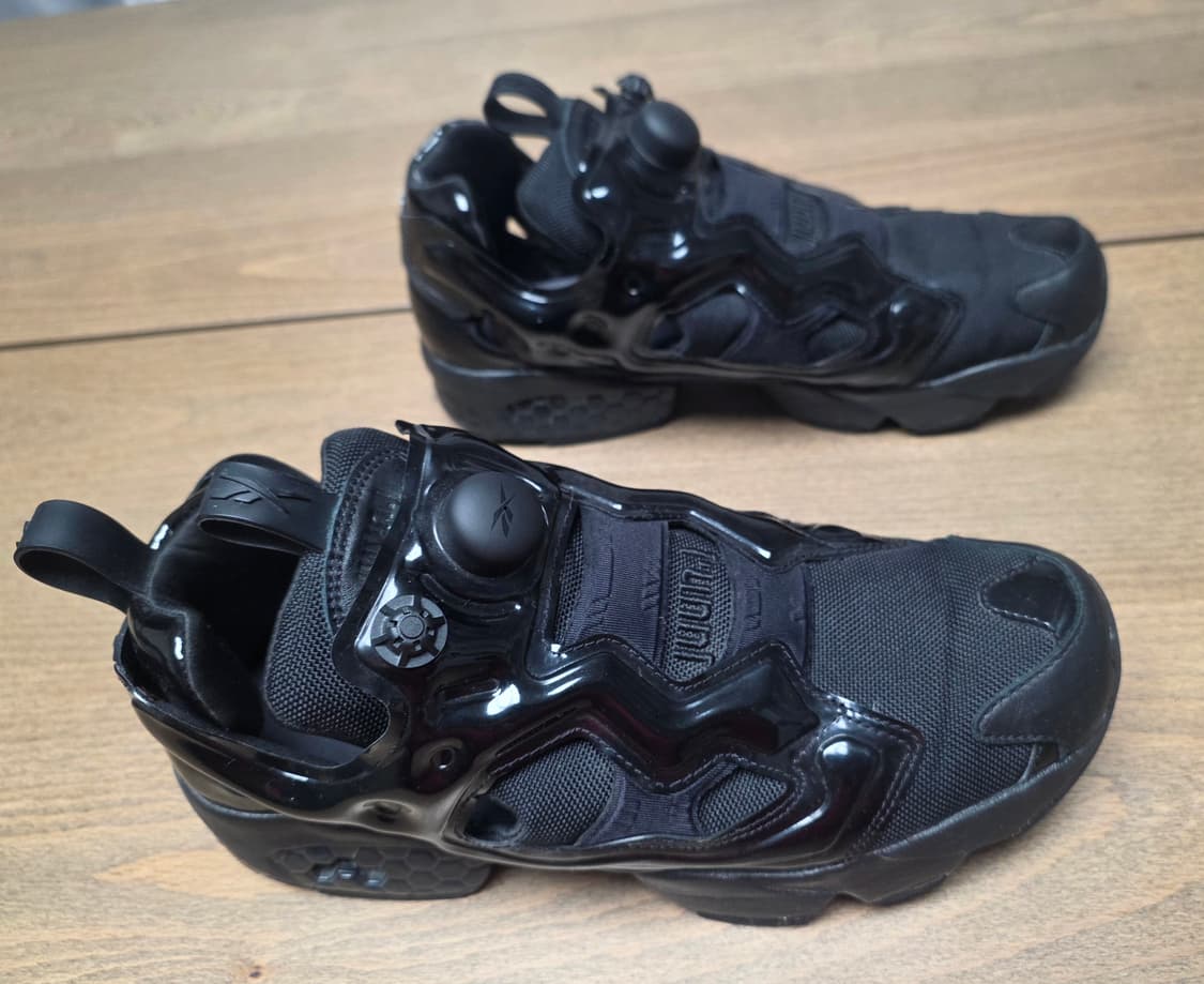 리복 준지 인스타펌프 퓨리 블랙 270 (왼쪽 힐탭X) 상품이미지2