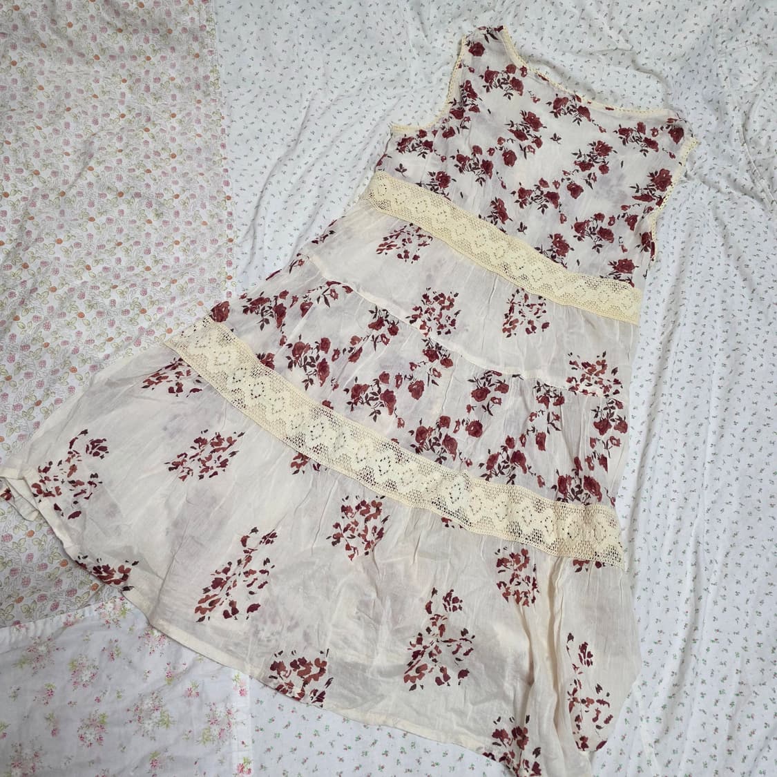 빈티지 레이스 플로럴 모리 페어리 바선생 상품이미지4