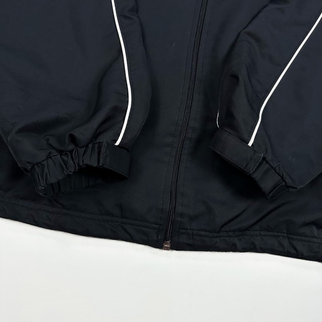 챔피온 올드스쿨 블랙 바람막이 자켓 (XL) 상품이미지5