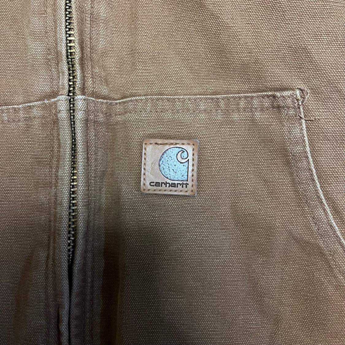 [XL] 칼하트 J130 샌드스톤 덕 액티브 후드 자켓 브라운 상품이미지2