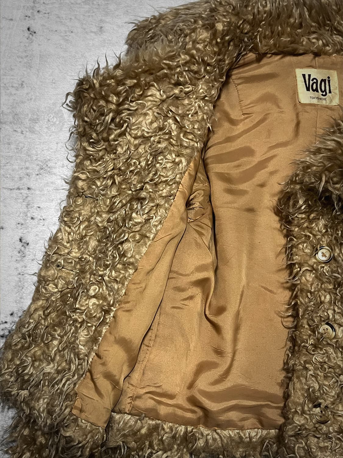 (vagi) 90s curly fur jacket  상품이미지4
