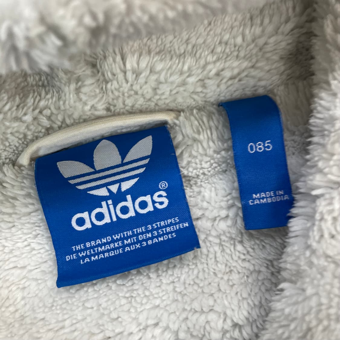 아디다스 오리지널 쉐르파 후드집업 네이비 상품이미지4