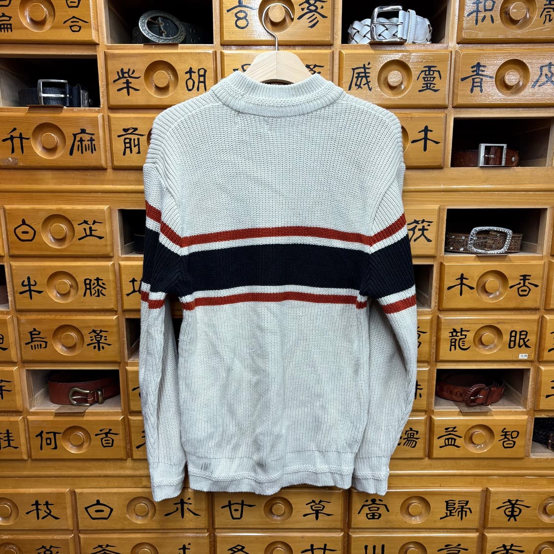 (L) 스컬프터 케이블 울 니트 상품이미지3