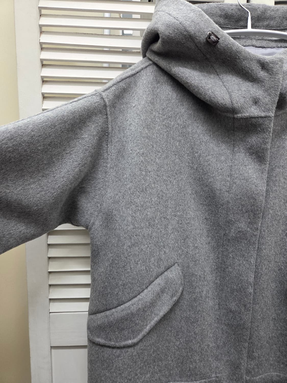 SJ와니 손정완 울캐시미어 후드 숏코트 상품이미지4