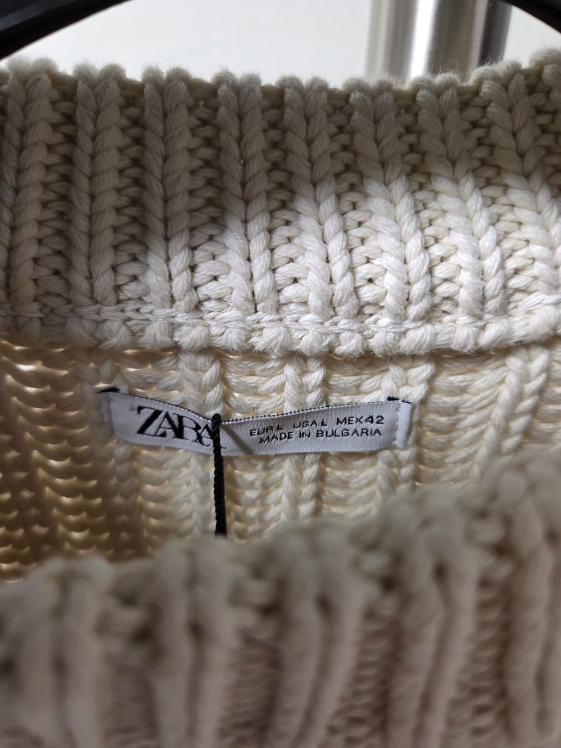 자라 ZARA 헤비 코튼 니트 상품이미지4