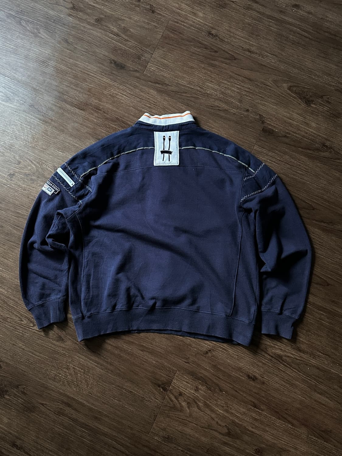 Hifumi Gear 스티치 & 지퍼 디테일 하프 집업 상품이미지9