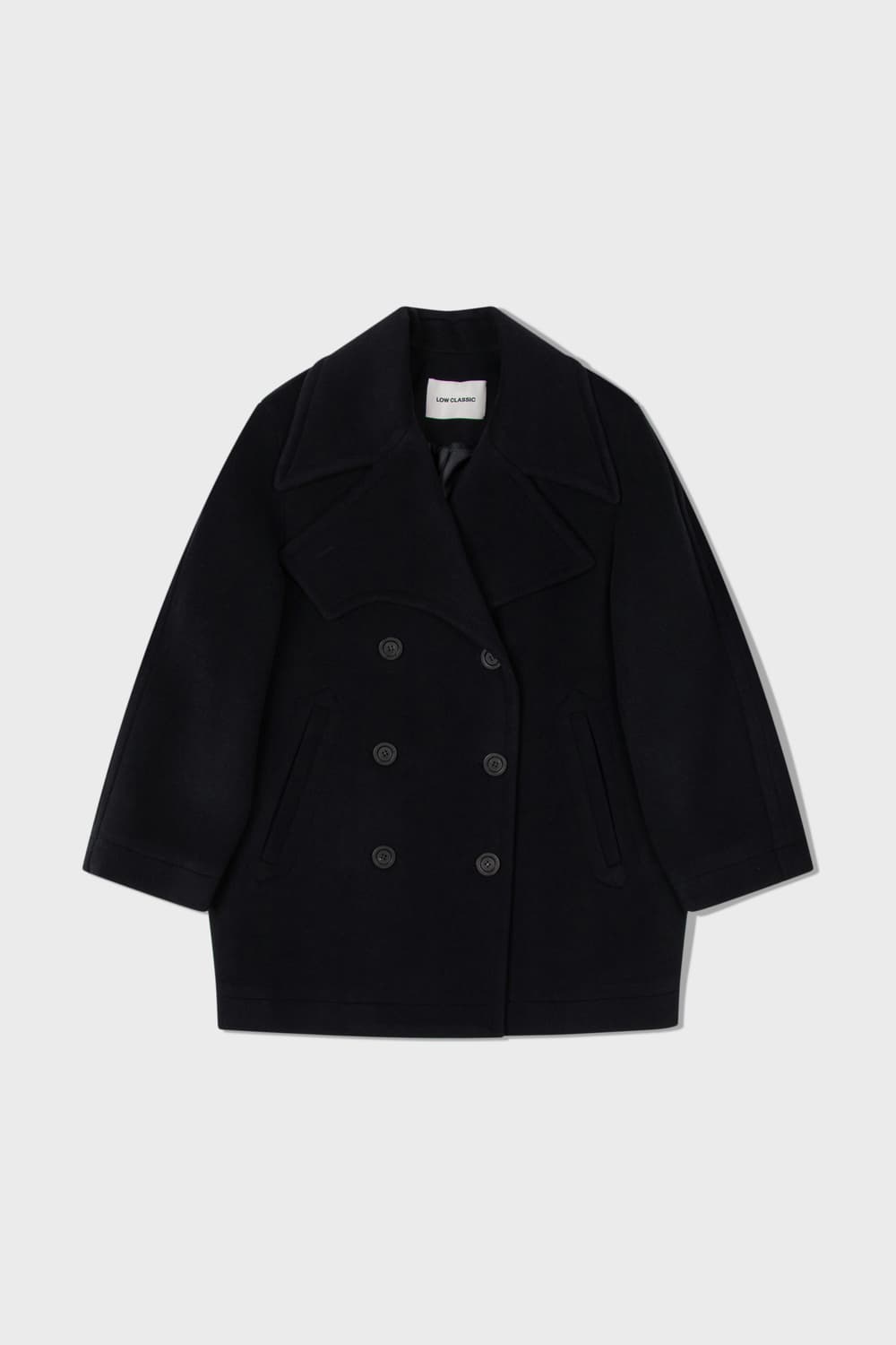 WIDE COLLAR PEA COAT 상품이미지4
