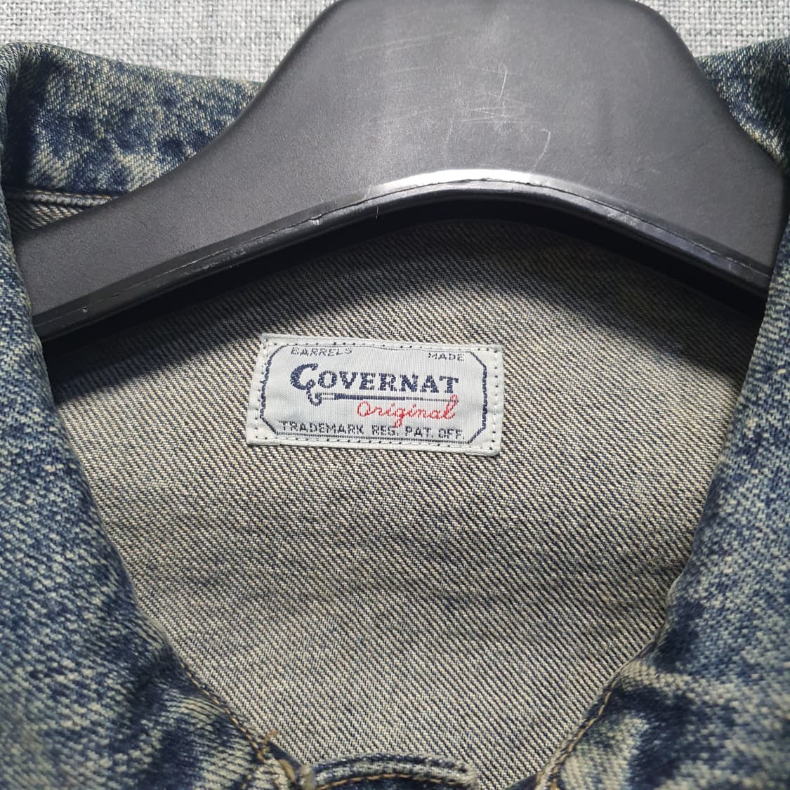 커버낫 남성 워싱 트러커 데님 자켓  상품이미지5